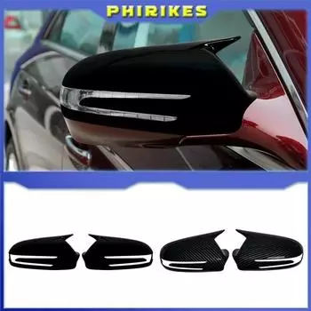 Для Mercedes Benz CLS C219 W219 CLS280 300 320 350 2009-2011 Карбоновая боковая дверь Зеркало заднего вида Крышка Крышка