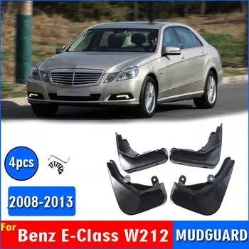 Для Mercedes Benz E class W212 брызговик на крыло, брызговики, автомобильные аксессуары, автомобильный стиль, передняя часть, 4 шт. чёрный