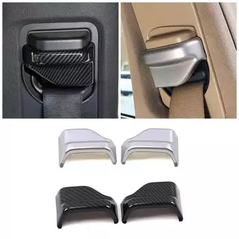 Для Mercedes Benz E Class W213 2016 2020 автомобильное сиденье ремень безопасности рамка панель крышка отделка блестки украшают наклейку из углеродного волокна