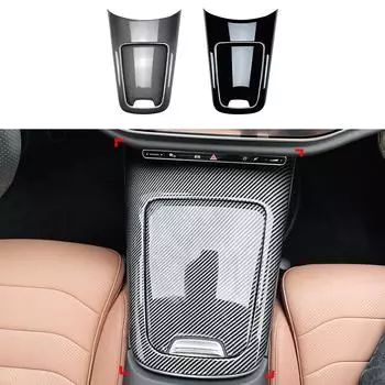 Для Mercedes Benz E-Class W214 2024+E260 E300 центральная консоль внутренняя нашивка автомобильная наклейка модификация стиль углеродного волокна