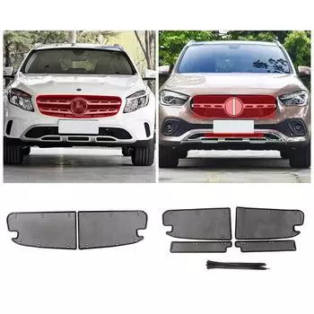 Для Mercedes Benz GLA X156 2017 2018 2019 Передние решетки Сетка от насекомых Радиатор Конденсатор Защитная крышка Сетка от насекомых Песок