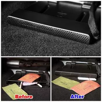 Для Mercedes Benz GLC Class X253 C253 GLC220 GLC250 GLC300 2015-2020 Напольный кондиционер воздуха кондиционер вентиляционная решетка крышка отделка чёрный