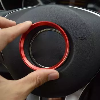 Для Mercedes Benz GLE CLA GLA W213 W246 W205 C117 рулевое колесо центральное кольцо наклейка автомобильная панель отделка крышка украшения аксессуары 51mm синий