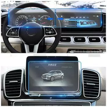 Для Mercedes Benz GLE Class W166 W167 2015- Автомобильный GPS-навигатор ЖК-экран Закаленное стекло Защитная пленка Анти 204x140MM 8inch