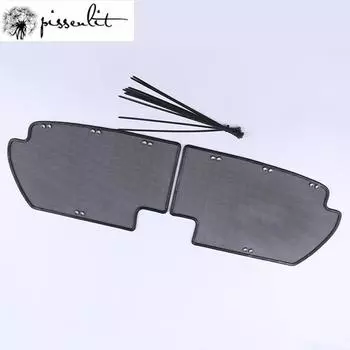 Для Mercedes-Benz GLE W167 2020 Аксессуары Сетка для передней решетки из нержавеющей стали Защита от вредителей, пыли и мусора Внутренняя крышка Сетка чёрный