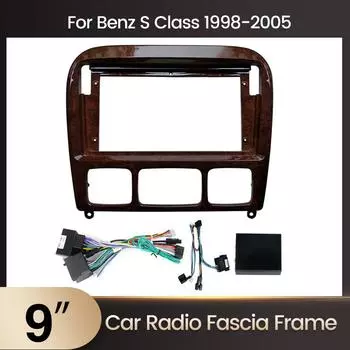 Для Mercedes Benz S-Class W220 1998 - 2005 Android Car Radio Screensaver Frame Dashboard Cable Canbus Decoder Installation Klt With Canbus