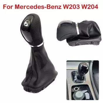 Для Mercedes-Benz W203 W204 ручка переключения передач с воротниками рычаг переключения передач с чехлом пылезащитный чехол для защиты от пыли внутренние детали CHINA