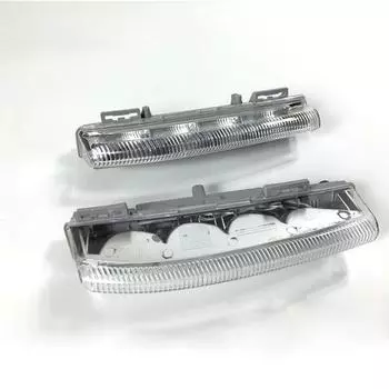Для Mercedes-Benz W204 S204 C350 W212 R172 2012 2013 пара передних правых DRL дневных ходовых огней, противотуманных фар 2049068900 Left