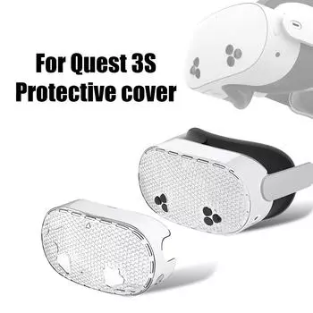 Для Meta Quest 3S Head Protective Case Q3 Host Crystal Case Lens Caps VR Accessories