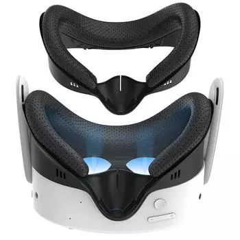 Для Meta Quest 3S лицевая крышка удобная носовая накладка дышащая искусственная кожа маска для глаз 6 шт для VR сменный комплект для VR аксессуары