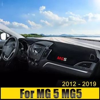 Для MG 5 MG5 2012 2013 2014 2015 2016 2017 2018 2019 Чехлы на приборную панель автомобиля, защита от света, солнцезащитный козырек, анти-УФ-ковры, нескользящий коврик