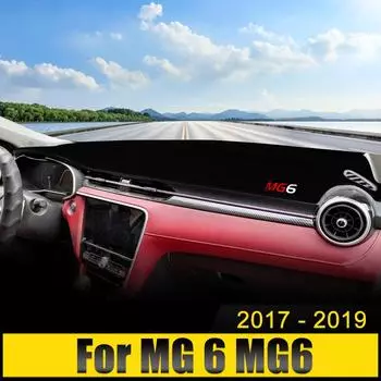Для MG 6 MG6 2017 2018 2019 приборная панель автомобиля избегает света коврик для приборной платформы чехол для стола нескользящий коврик анти-УФ аксессуары для ковров