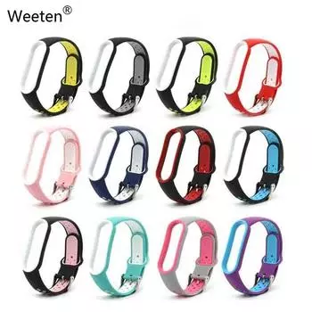 Для Mi Band 5 6 7 3 4 ремешок спортивный силиконовый браслет Miband ремешок аксессуары умный браслет для Xiaomi Mi Band 5 6 7 NFC ремешок For Mi Band 5/6/NFC