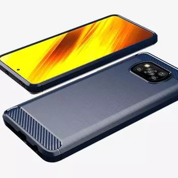 Для Mi Poco X3 NFC x3 pro x3pro противоударный силиконовый чехол роскошный чехол для телефона xiaomi poco x3 pro мягкие матовые защитные чехлы For Poco X3 чёрный