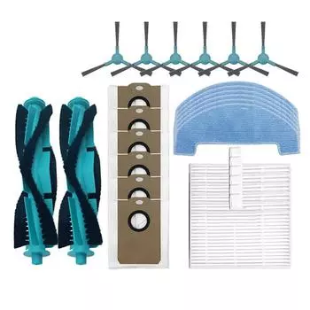 Для Midea S5 Plus / Conga 2299 Ultra Home X-Treme Genesis Vacuum Accessories Пылесборник Фильтр Hepa Валик Боковая щетка Швабра