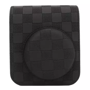 для Mini 12 Camera Защитный чехол Винтажный шахматный клетчатый портативный дорожный чехол для хранения сумка чёрный