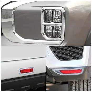 Для Mitsubishi ASX 2022 аксессуары автомобильный логотип декоративная наклейка противотуманные фары лампы веко полоска для бровей крышка