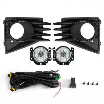 Для Mitsubishi Attrage Mirage 2020 2021 противотуманные фары DRL дневные ходовые огни галогенные дневные фары крышка решетки ободок жгут проводов