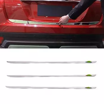 Для Mitsubishi Eclipse Cross 2017-2020 Car Modify Refit Rear Крышка багажника Отделка из нержавеющей стали Наклейка для защиты багажника