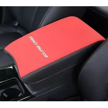 Для Mitsubishi Eclipse Cross 2018 подлокотник, защитный чехол из искусственной кожи, аксессуары для украшения интерьера красный