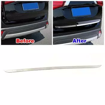 Для Mitsubishi Outlander 3-го поколения 2013-2019 задняя дверь задняя дверь нижняя часть крышки багажника молдинг отделка наклейка из нержавеющей стали