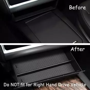 Для Model S Model X Центральная консоль Органайзер Ящик для хранения на заказ Для Tesla Model S Model X с левым рулем 2012-2025