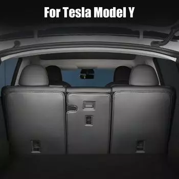 Для модели Tesla 3 Y, противоударная подушка багажника, отдельный дизайн, защита спинки заднего сиденья, удобная защитная накладка