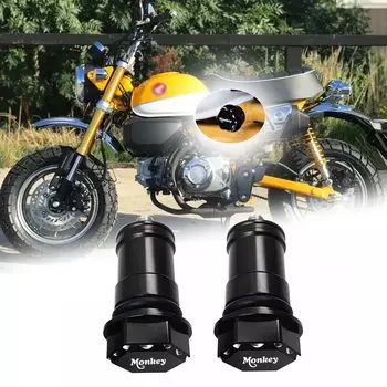 Для MONKEY 125 Monkey 125 Monkey 125 2025 2024 2023 Аксессуары Шестигранный болт сиденья CNC Гайка сиденья Декоративная крышка рамы 2022-2018 (черный) [Использовал] чёрный