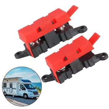 Для морской лодки, автофургона, кемпинга, автомобиля, грузовика, вилки, болта, предохранитель, сменный держатель 200 А с пылезащитным чехлом, модификация автоматического выключателя M8 single column