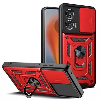 Для Moto Edge 50 Fusion 50Ultra 50 Pro Edge 40 Neo защита скользящего объектива камеры противоударный защитный чехол для Motorola E13 крышка-держатель с магнитным кольцом Moto edge 50 Fusion чёрный