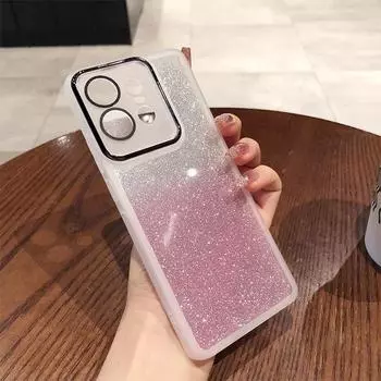 Для Moto Edge 50 Neo Edge50 Чехол с блестками, мягкая пленка для объектива, защита камеры, силиконовый мягкий чехол TPU для Motorola Edge 50 Fusion 40 Neo 50pro moto edge 50 Neo чёрный