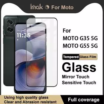 Для Moto G35 G55 5G стекло IMAK полное покрытие закаленное стекло пленка Pro+ серии Moto G35 5G