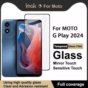 Для Moto G Play 2024 Glass IMAK Full Coverage Tempered Glass Film Pro+ Series Moto G Play 2024