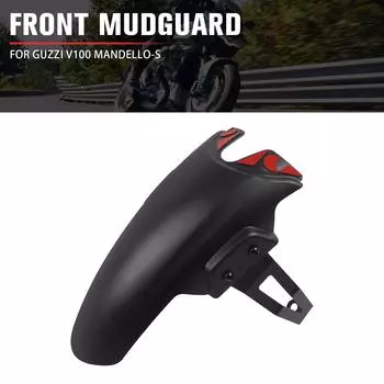 Для Moto Guzzi V100 Mandello S V100 MANSELLO 2025-2025 мотоциклетный передний удлинитель крыла брызговика чёрный