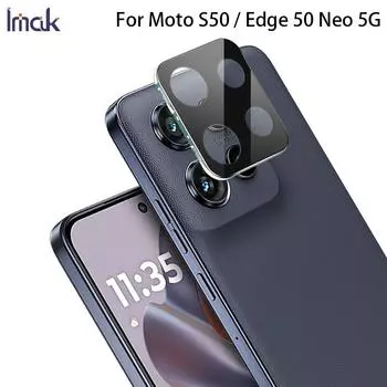 Для Moto S50 / Edge 50 Neo 5G стекло IMAK высокой четкости стеклянная пленка для объектива черная версия Moto S50 5G