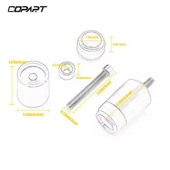 Для мотоцикла BMW R1200RT R 1200 RT R 1200RT универсальные ручки руля с ЧПУ 7/8 22MM, слайдер, тяжелые наконечники руля, заглушки серебряный