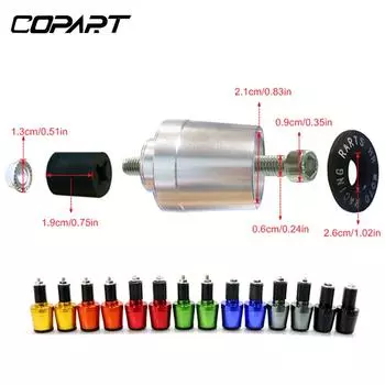Для мотоцикла Honda CBR 600 900 954 RR 1000 1100 CB CBR600RR CBR600F CBR929RR 7/8 22MM ручки руля заглушки руля концевые заглушки зелёный