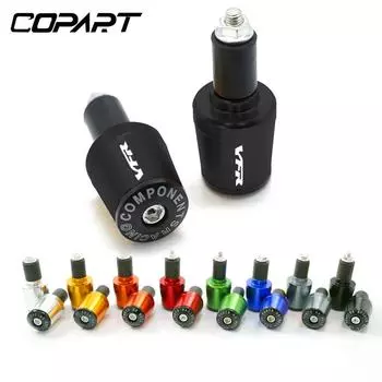 Для мотоцикла Honda VFR400 NC30 VFR750 VFR800/F VFR 800 VFR1200/F с ЧПУ 7/8 22MM ручки руля заглушки руля концевые заглушки чёрный