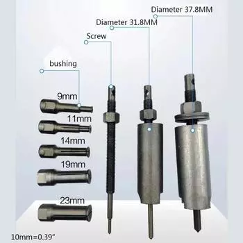 Для мотоцикла Внутренний Внутренний Подшипник Съемник Подшипника Снятие Колеса Съемник Вытягивающий Экстрактор Съемники Подшипников Стальной Инструмент CHINA
