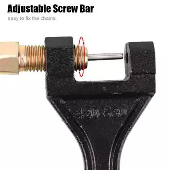 Для мотоцикла, велосипеда, квадроцикла, 420-530, цепной разрыватель, резак, соединительный штифт, съемник, универсальные инструменты для ремонта, гаечный ключ из углеродистой стали чёрный