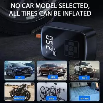 Для мотоциклов, велосипедов, автомобильных шин беспроводной автомобильный воздушный компрессор электрический насос для накачивания шин-006