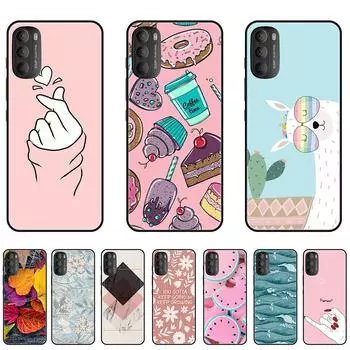 Для Motorola G71 черный мягкий ТПУ милый модный чехол с рисунком фламинго, защитный чехол для Moto G71 5G XT2169-1 белый