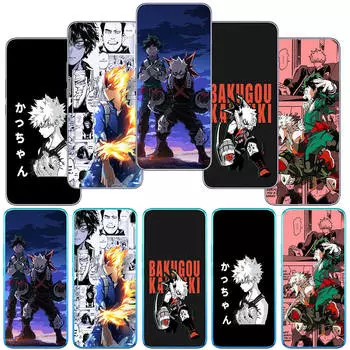 для Motorola Moto Edge 40 30 neo G54 G24 G84 iPhone 15 14 Xiaomi Redmi Note 13 12 11 Pro Samsung Galaxy A54 My Hero Academia Midoriya Izuku BNHA чехол