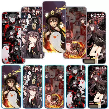 для Motorola Moto Edge 40 30 neo G54 G24 G84 iPhone 15 14 Xiaomi Redmi Note 13 12 11 Pro Samsung Galaxy A34 A54 Genshin HuTao Impact Hu Tao чехол для телефона
