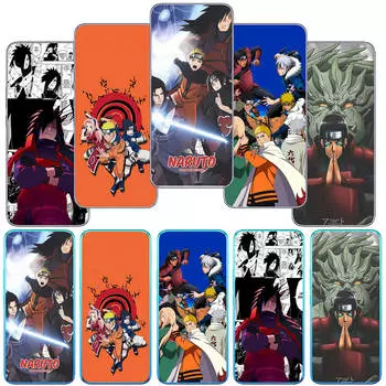 для Motorola Moto Edge 40 30 neo G54 G24 G84 iPhone 15 14 Xiaomi Redmi Note 13 12 11 Pro Samsung Galaxy A34 A54 чехол в японском стиле с изображением Мадары Учиха Саске