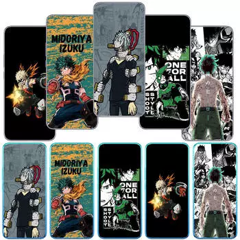 для Motorola Moto Edge 40 30 neo G54 G24 G84 iPhone 15 14 Xiaomi Redmi Note 13 12 11 Pro Samsung Galaxy A34 Midoriya Izuku My Hero Academia чехол для телефона