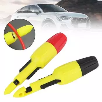 Для мультиметра, вольтметра, тестирования изоляции, прокалывания, инструмента, автомобильного ремонта автомобиля, 2 шт., 2 мм/4 мм, гнездо, прокалывания провода, зонда 2MM Socket