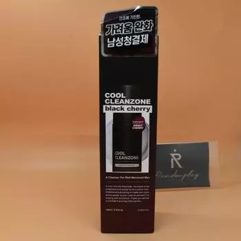 Для мужчин Cool Clean Zone Мужское очищающее средство Черная вишня 150 мл