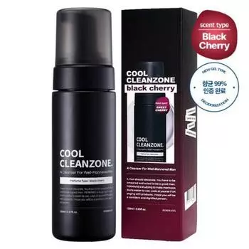 Для мужчин Cool Clean Zone Мужское очищающее средство Черная вишня 150 мл