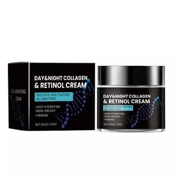 Для мужчин Коллагеновый крем для уменьшения морщин Увлажняющий Осветляющий Увлажняющий Укрепляющий Увлажнитель для кожи One Size
